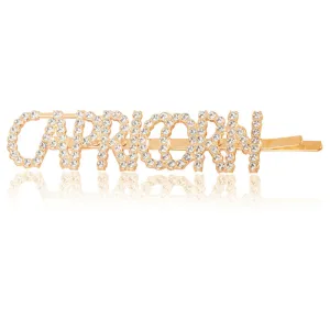 Golden Capricorn Hairclip
