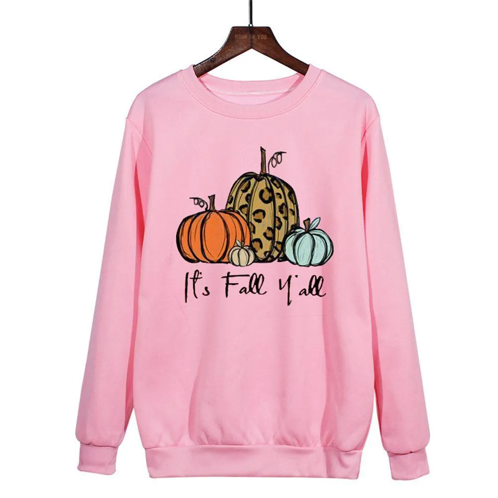 Graphic long Sleeve Shirts Four Pumpkins