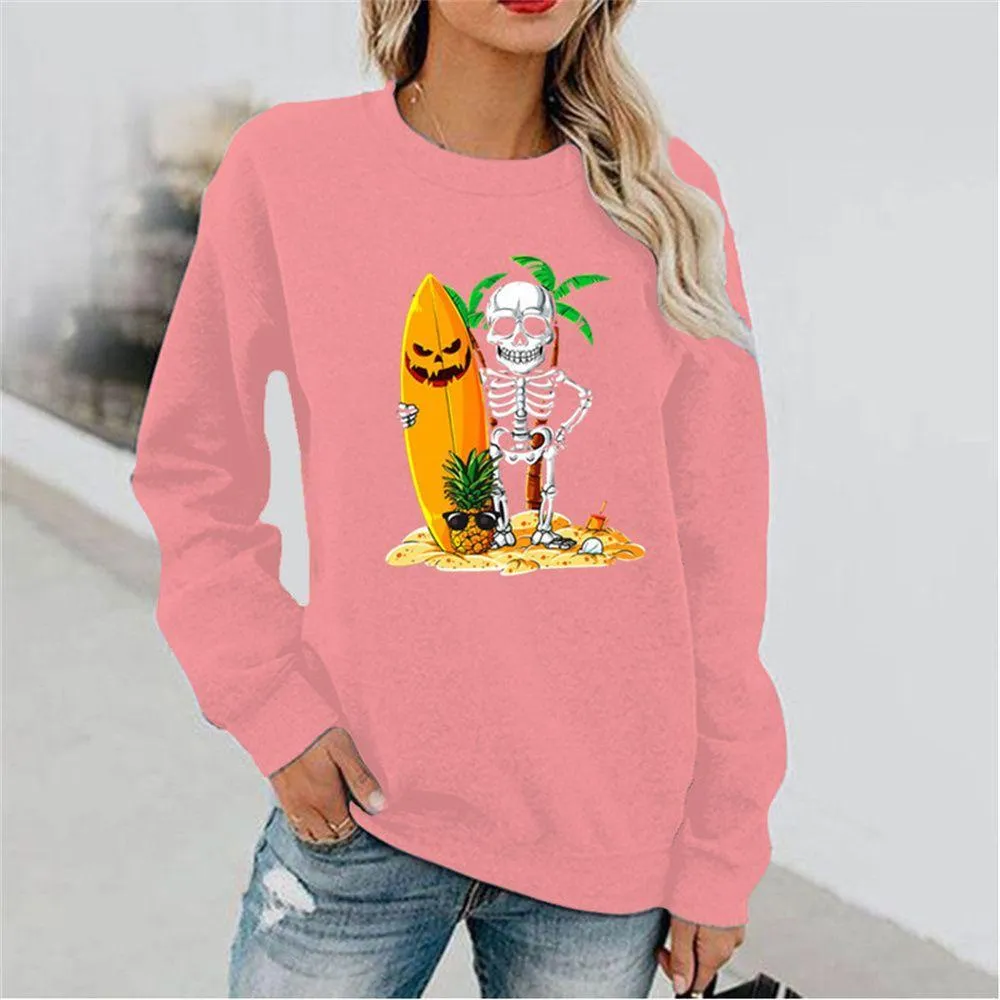 Graphic long Sleeve Shirts Surfing