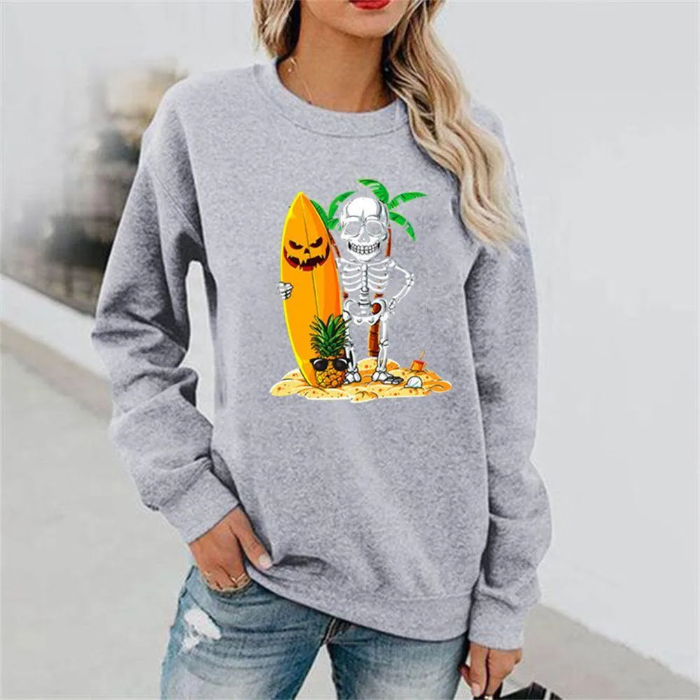 Graphic long Sleeve Shirts Surfing