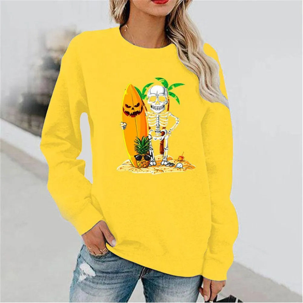 Graphic long Sleeve Shirts Surfing