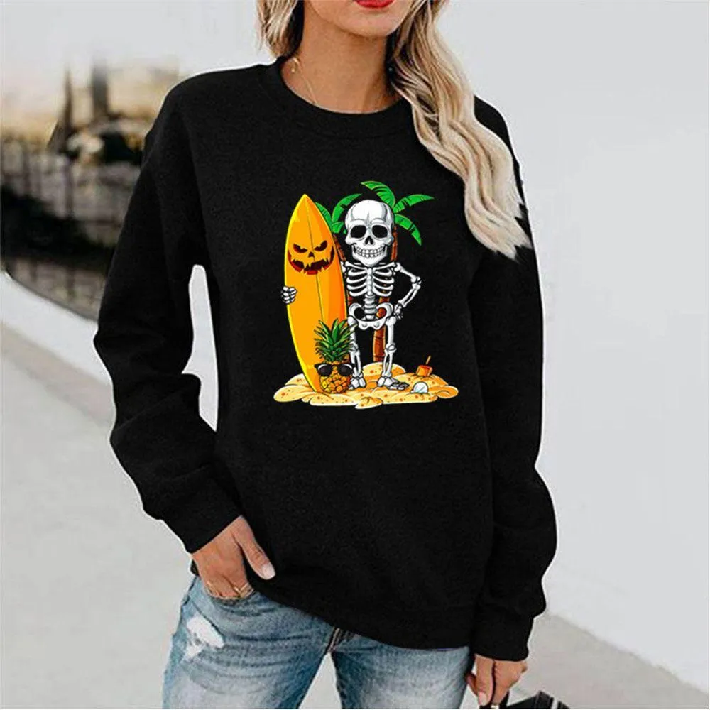 Graphic long Sleeve Shirts Surfing