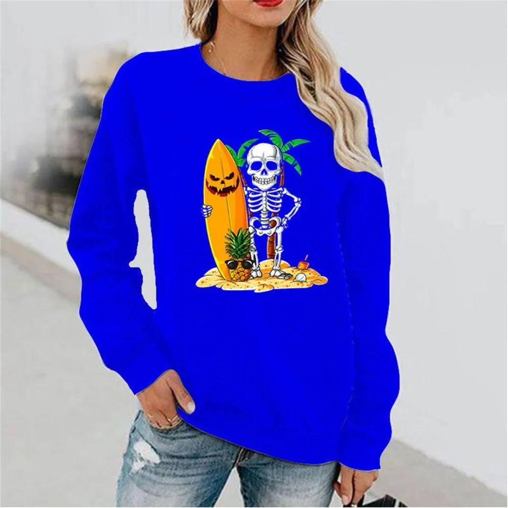 Graphic long Sleeve Shirts Surfing