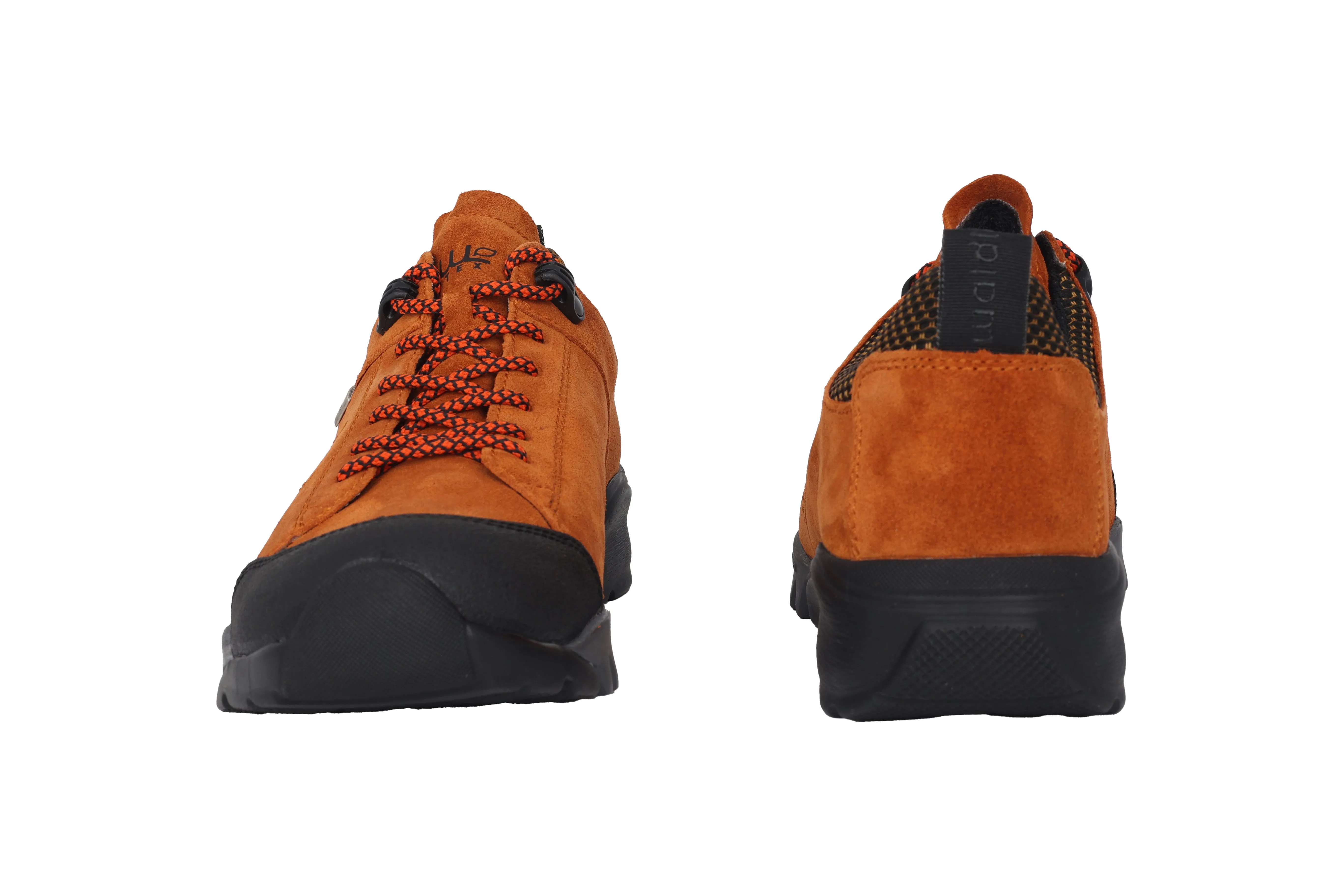 'H-Amiata' women's wide fit (H) sneaker - orange
