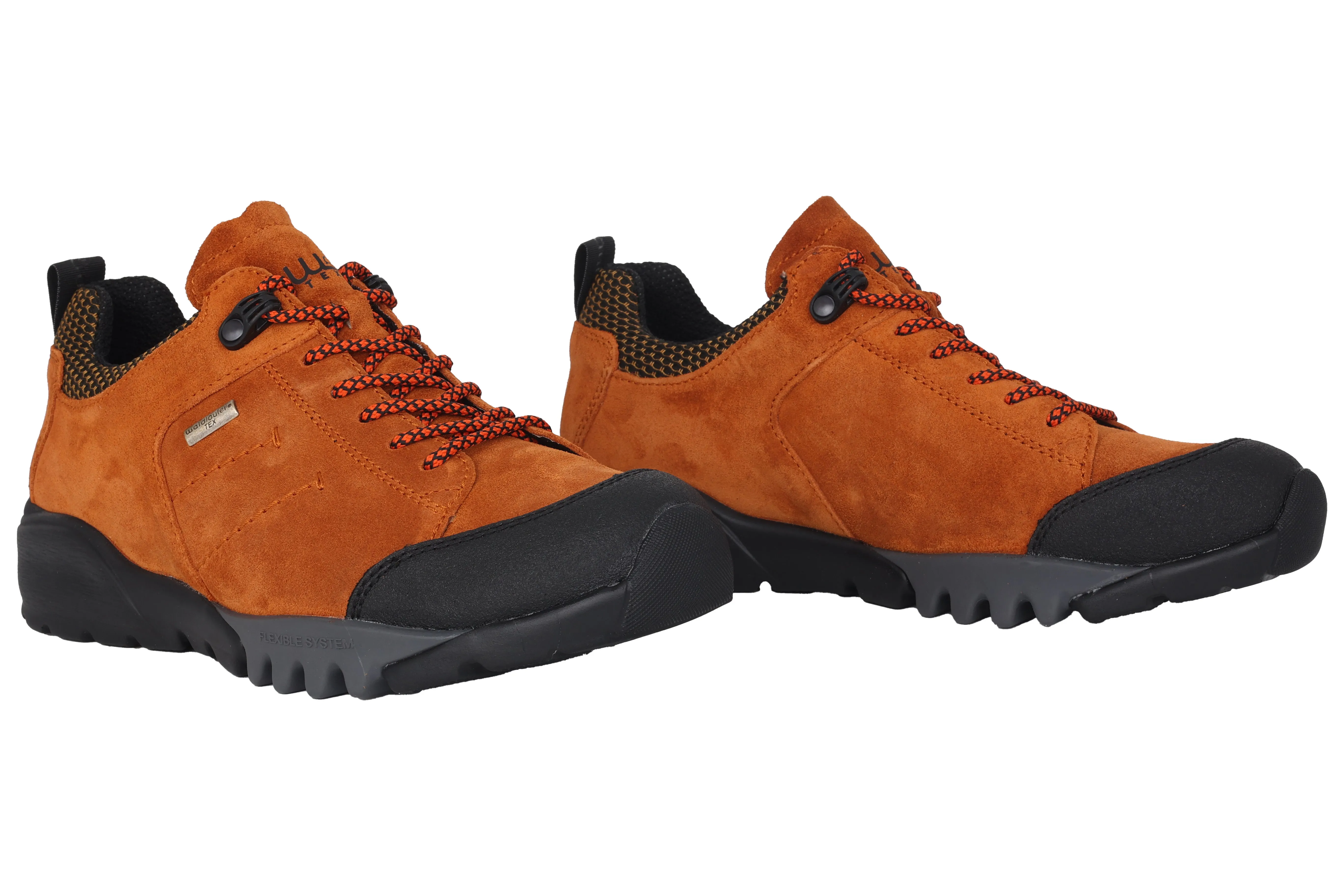 'H-Amiata' women's wide fit (H) sneaker - orange