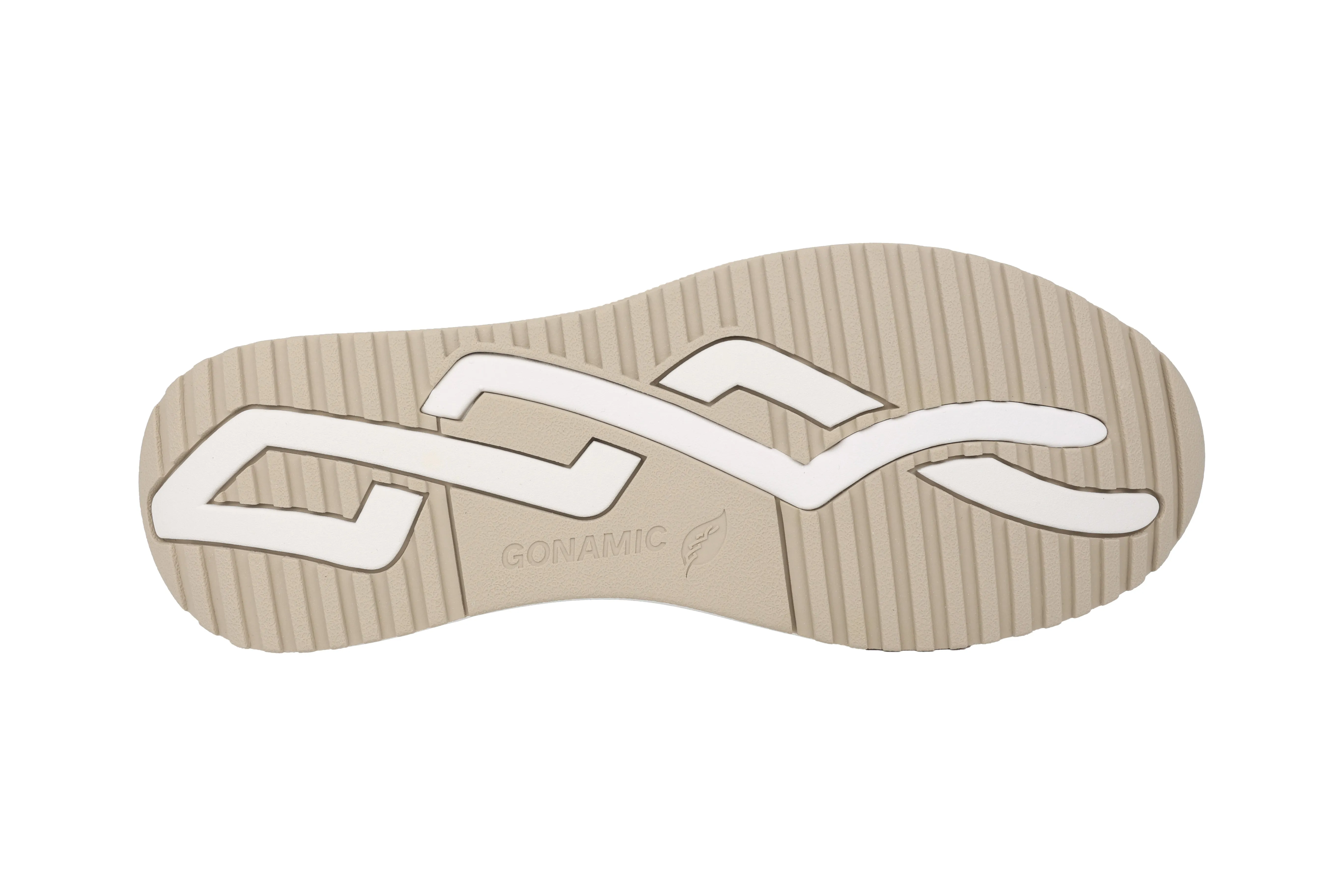 'H-Mara' women's wide fit (H) lace-zip sneaker - beige