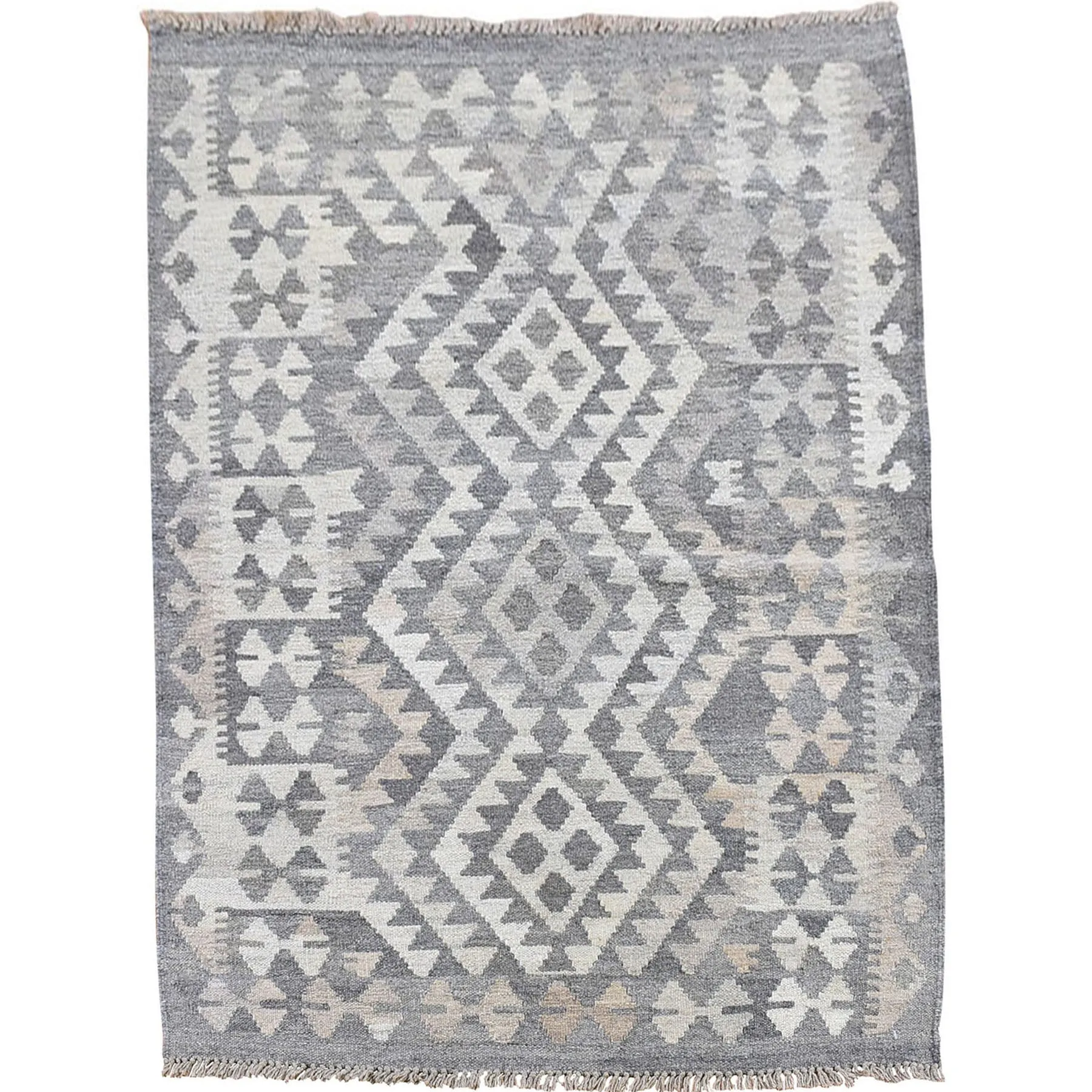 Hand-Woven Flatweave Tribal Kilim Handmade Wool Rug (Size 2.10 X 4.0) Cwral-9048