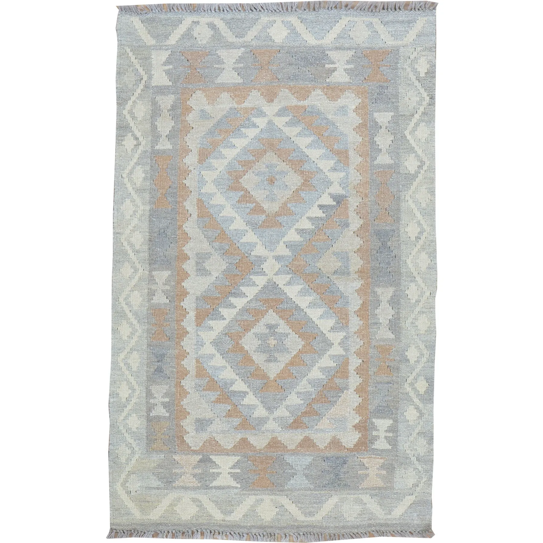Hand-Woven Flatweave Tribal Kilim Handmade Wool Rug (Size 2.8 X 4.3) Cwral-9039