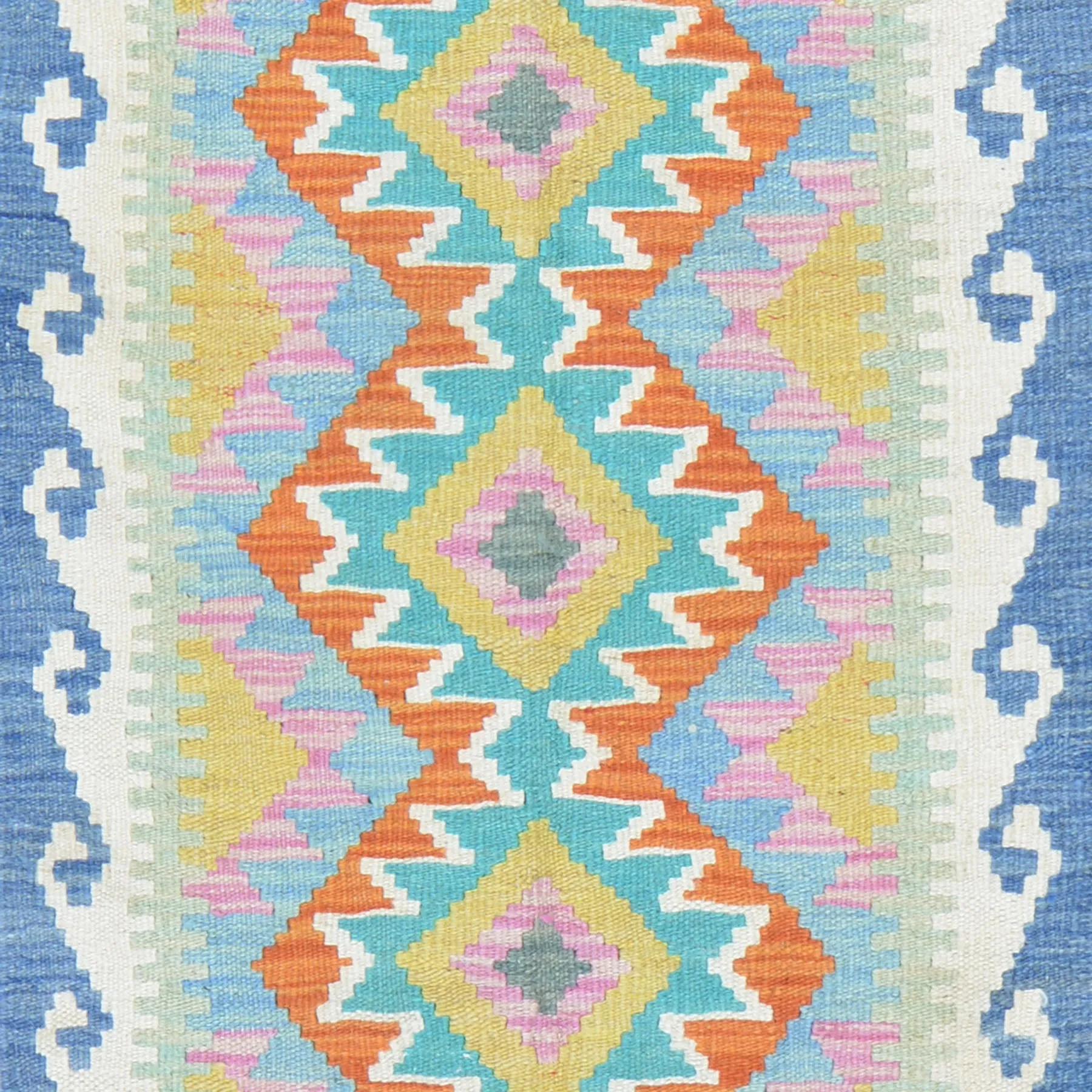 Hand-Woven Reversible Tribal Kilim Handmade Wool Rug (Size 2.0 X 2.9) Cwral-9306