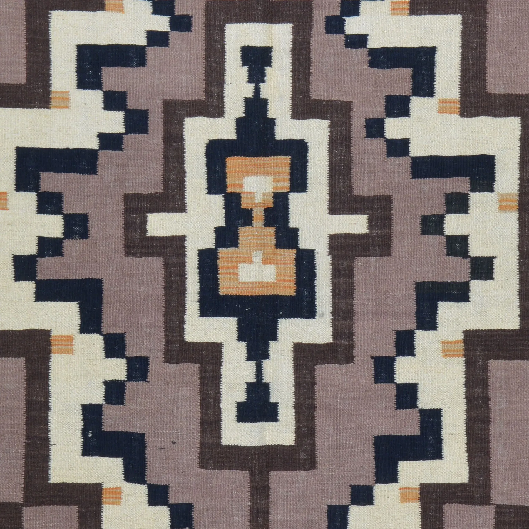 Hand-Woven Tribal Kilim Southwestern Design Wool Rug (Size 6.4 X 9.9) Cwral-8700