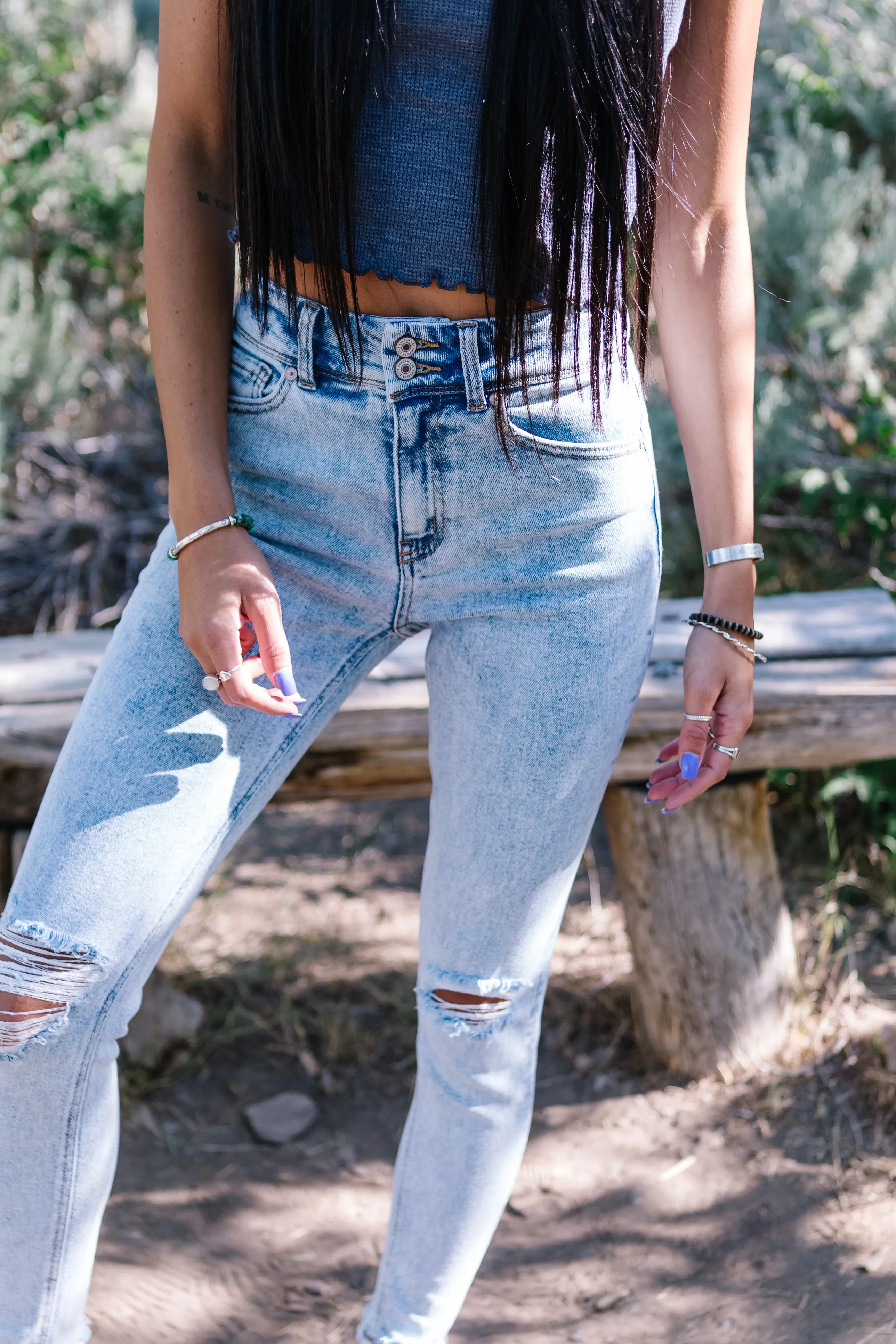 Harward Acid Wash Skinnies by KanCan