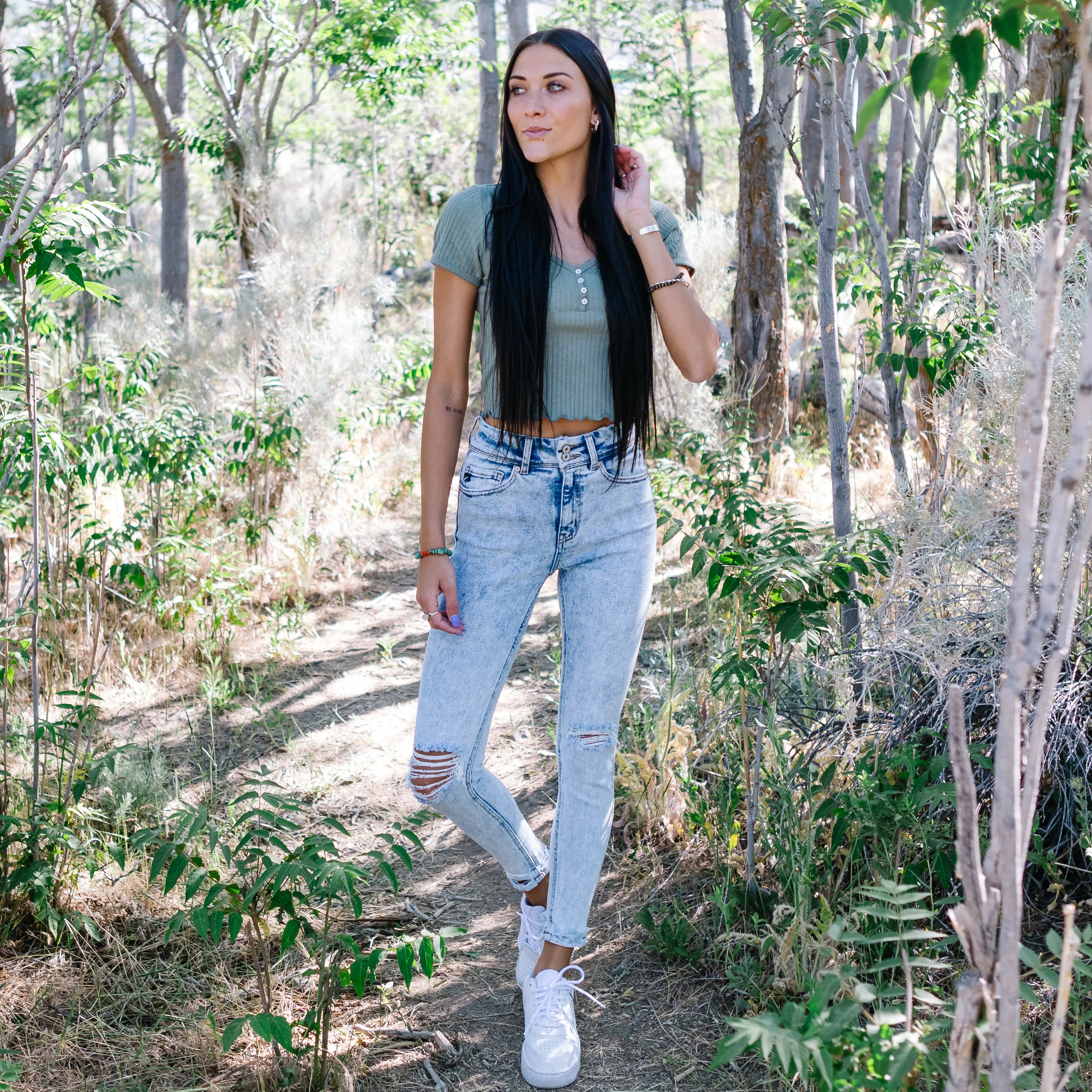 Harward Acid Wash Skinnies by KanCan