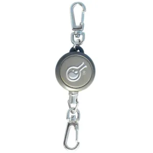 Hazard 4 Rewind Gear Retractor - Steel Cable Keychain-Style Spring-Winding Lanyard