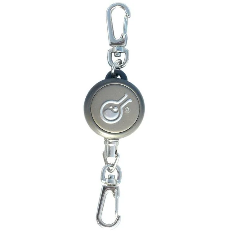Hazard 4 Rewind Gear Retractor - Steel Cable Keychain-Style Spring-Winding Lanyard