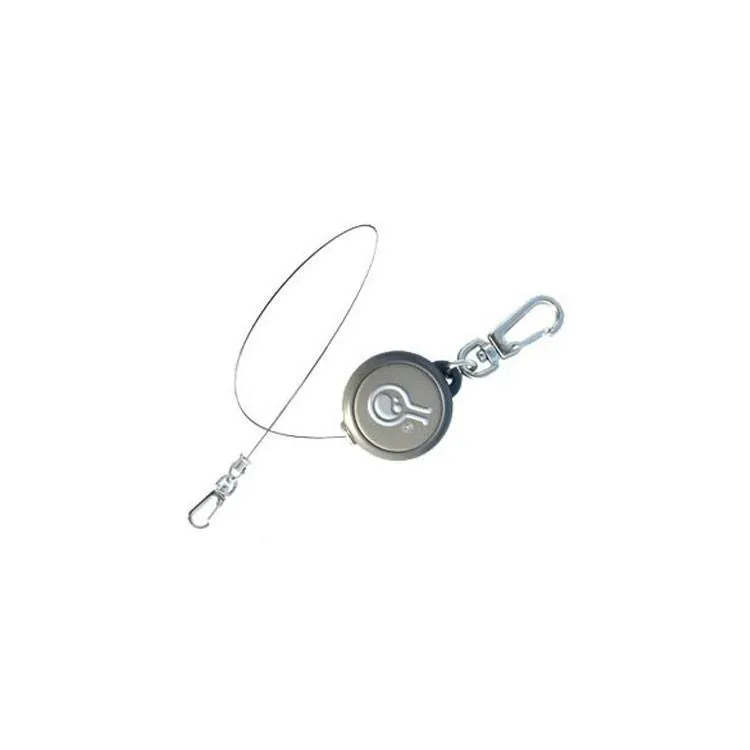 Hazard 4 Rewind Gear Retractor - Steel Cable Keychain-Style Spring-Winding Lanyard