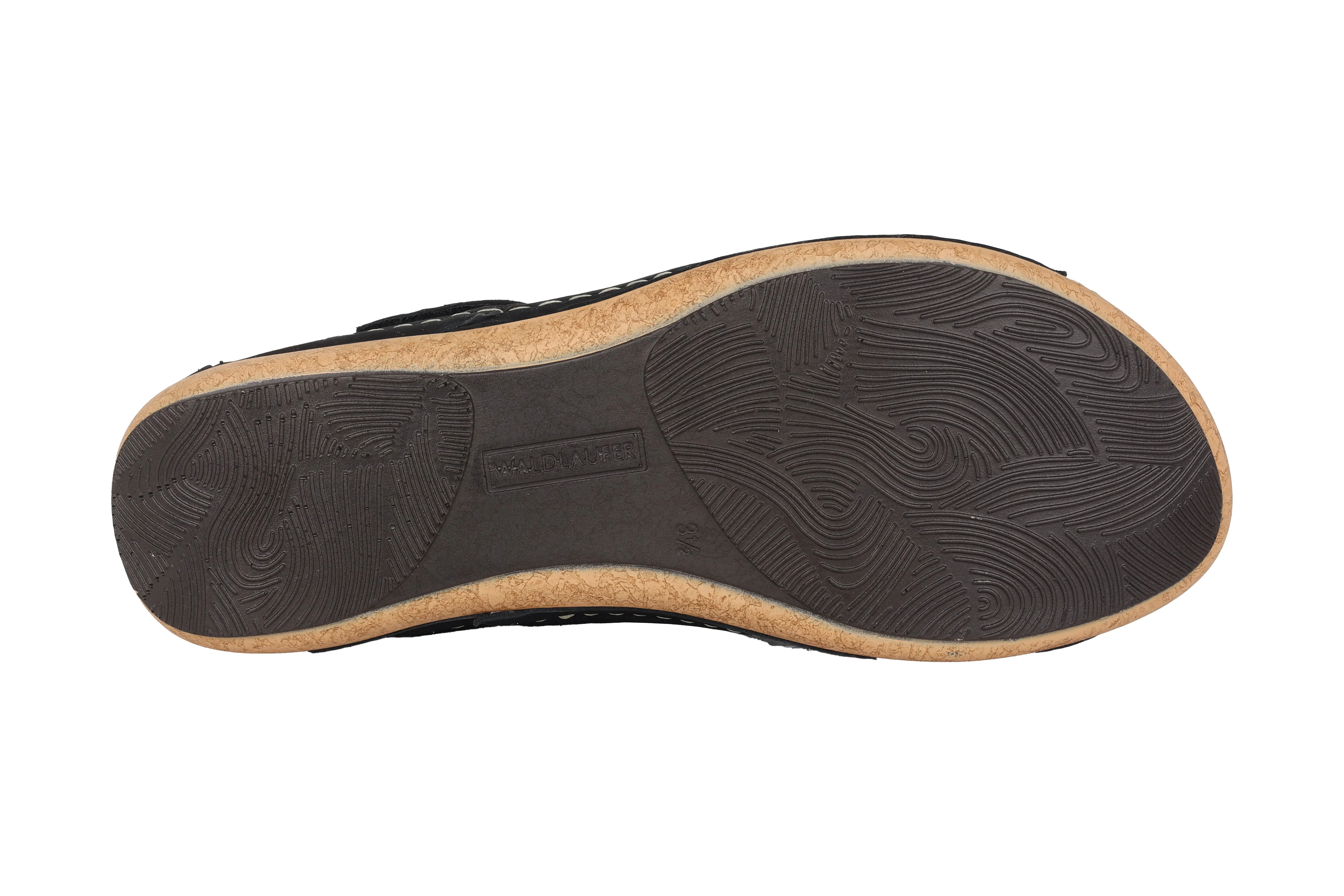 'Heliett' women's wide fit (H) sandal - black
