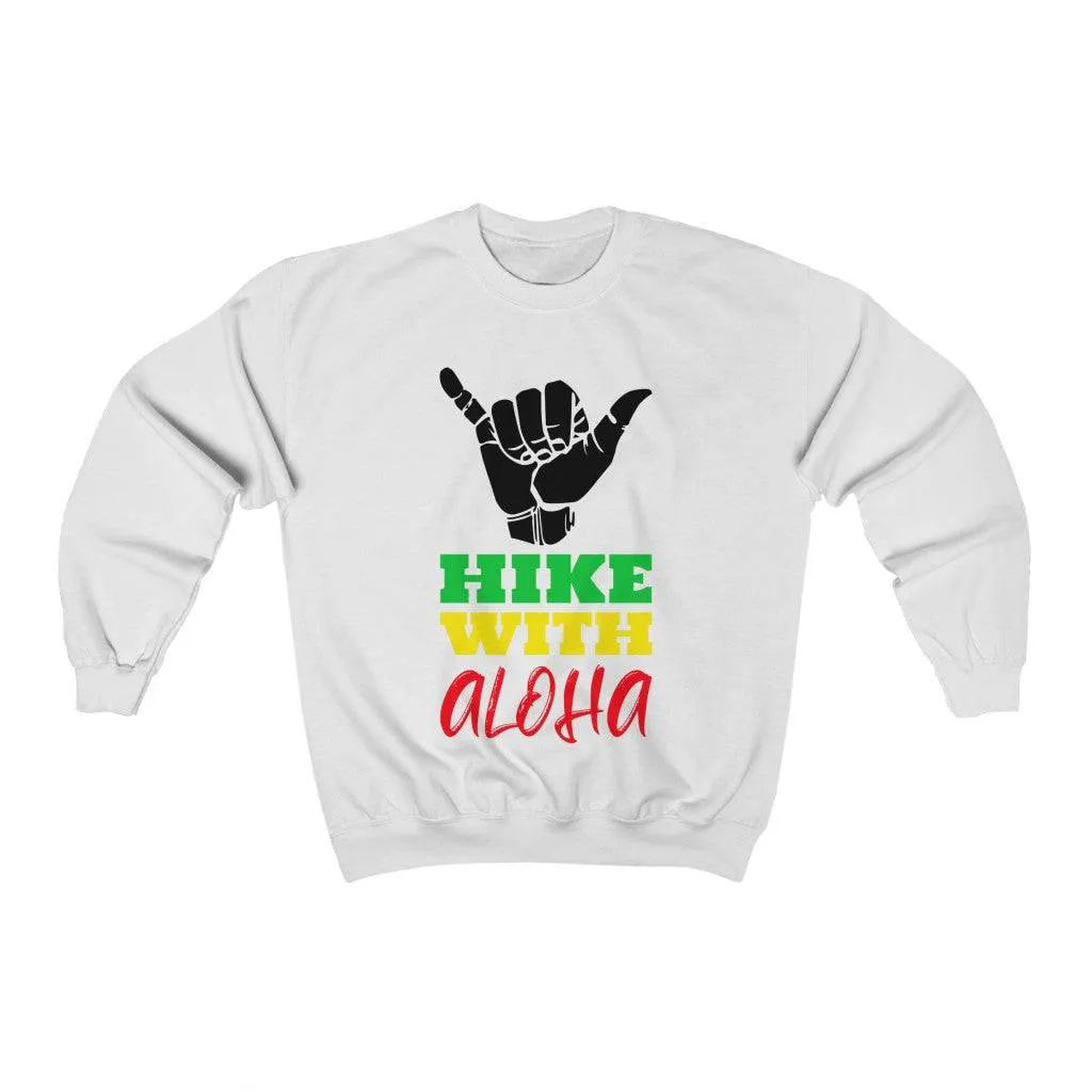 HIKE WITH ALOHA CREWNECK SWEATSHIRT