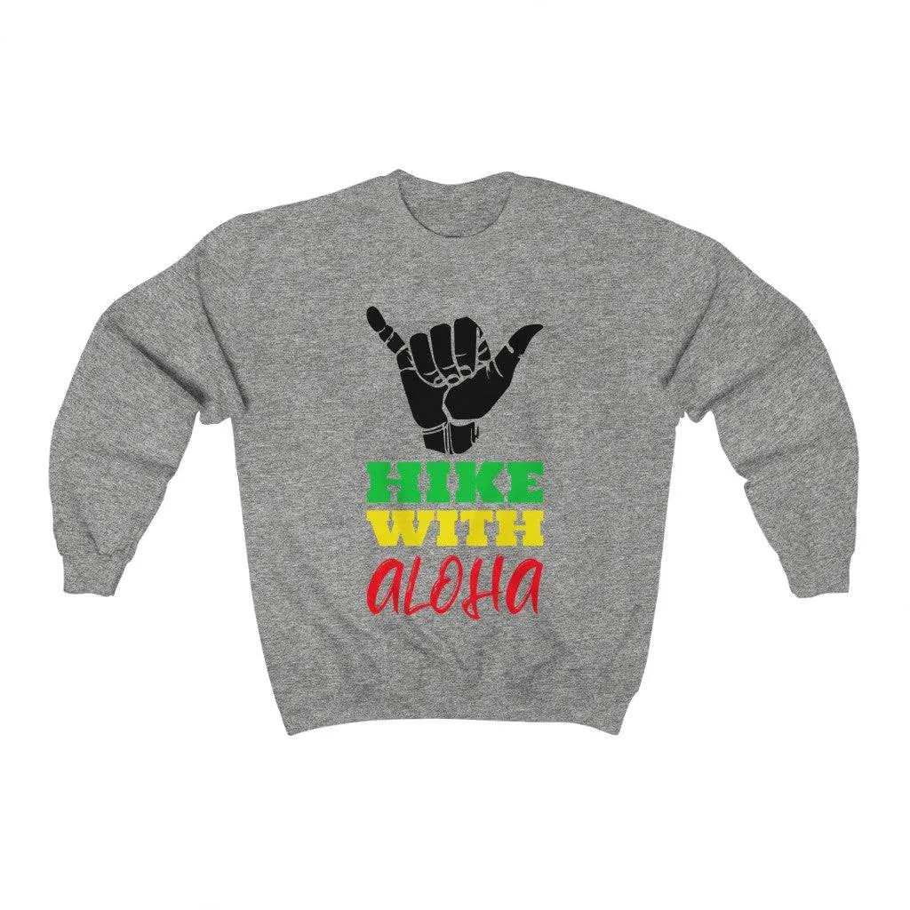HIKE WITH ALOHA CREWNECK SWEATSHIRT