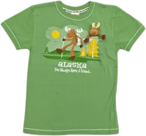 Hiking Pocket Moose Kids T-shirt