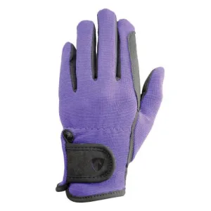 HY5 Children's Two Tone Horse Riding Gloves - Extra Padding & Stretch Fit, Various Sizes, Ideal for Daily Riding, Durable Design