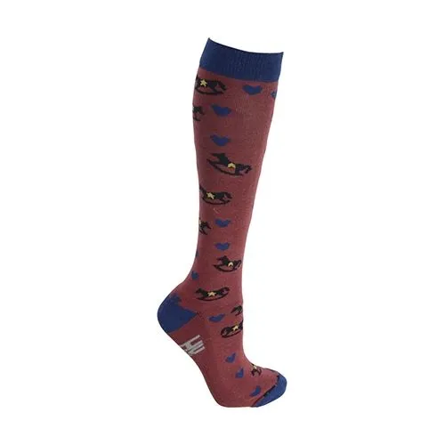 HyFASHION Rocking Horse Horse Riding Socks (Pack of 3)