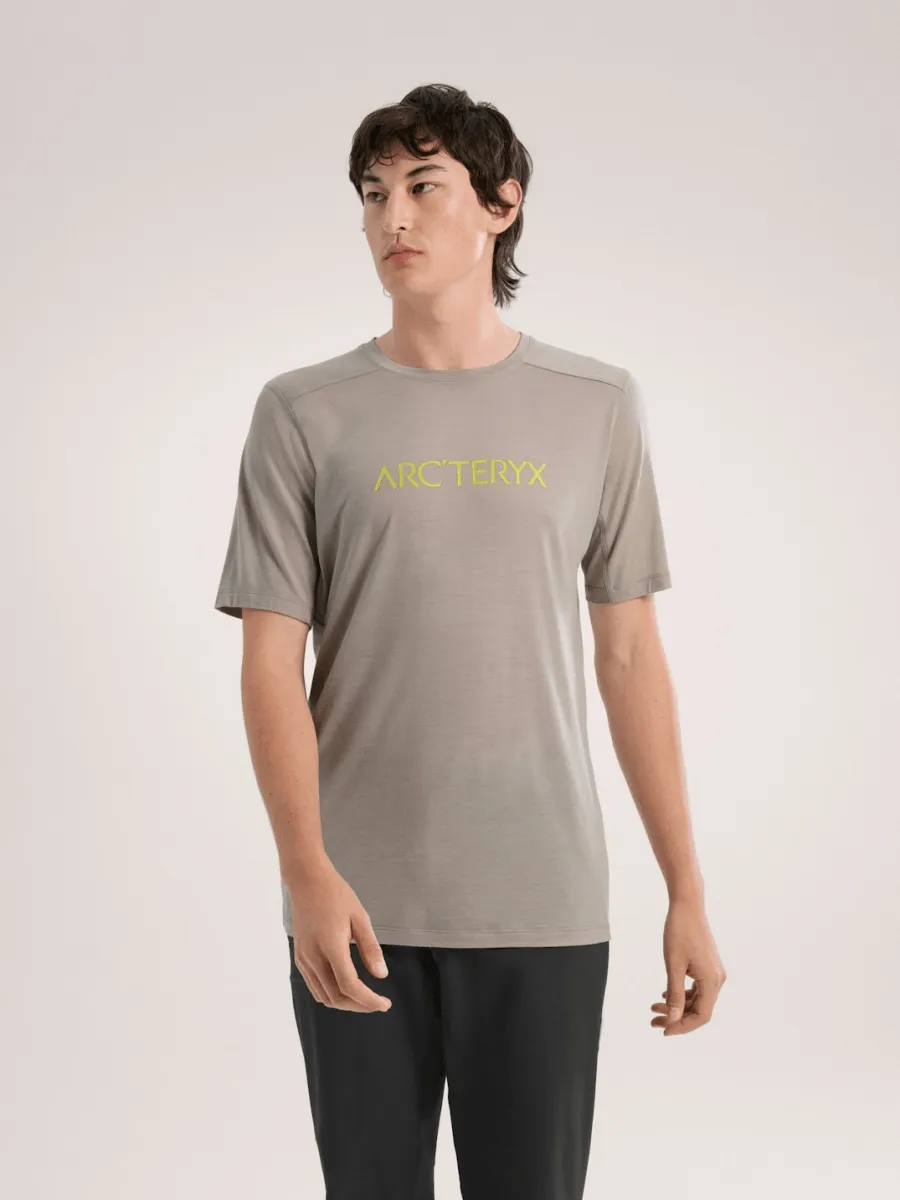 Ionia Merino Wool Arc'Word Logo Shirt SS Men's