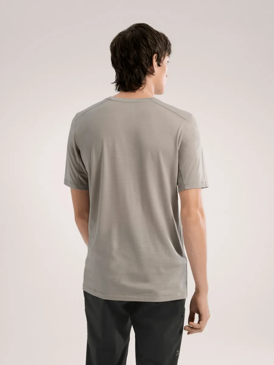 Ionia Merino Wool Arc'Word Logo Shirt SS Men's