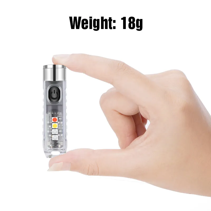 IP65 Mini LED Flashlights USB Rechargeable Keychain Flashlight - Jennyhome