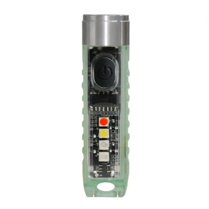 IP65 Mini LED Flashlights USB Rechargeable Keychain Flashlight - Jennyhome