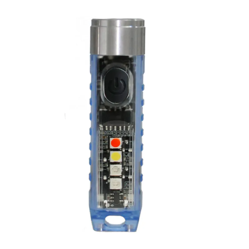 IP65 Mini LED Flashlights USB Rechargeable Keychain Flashlight - Jennyhome