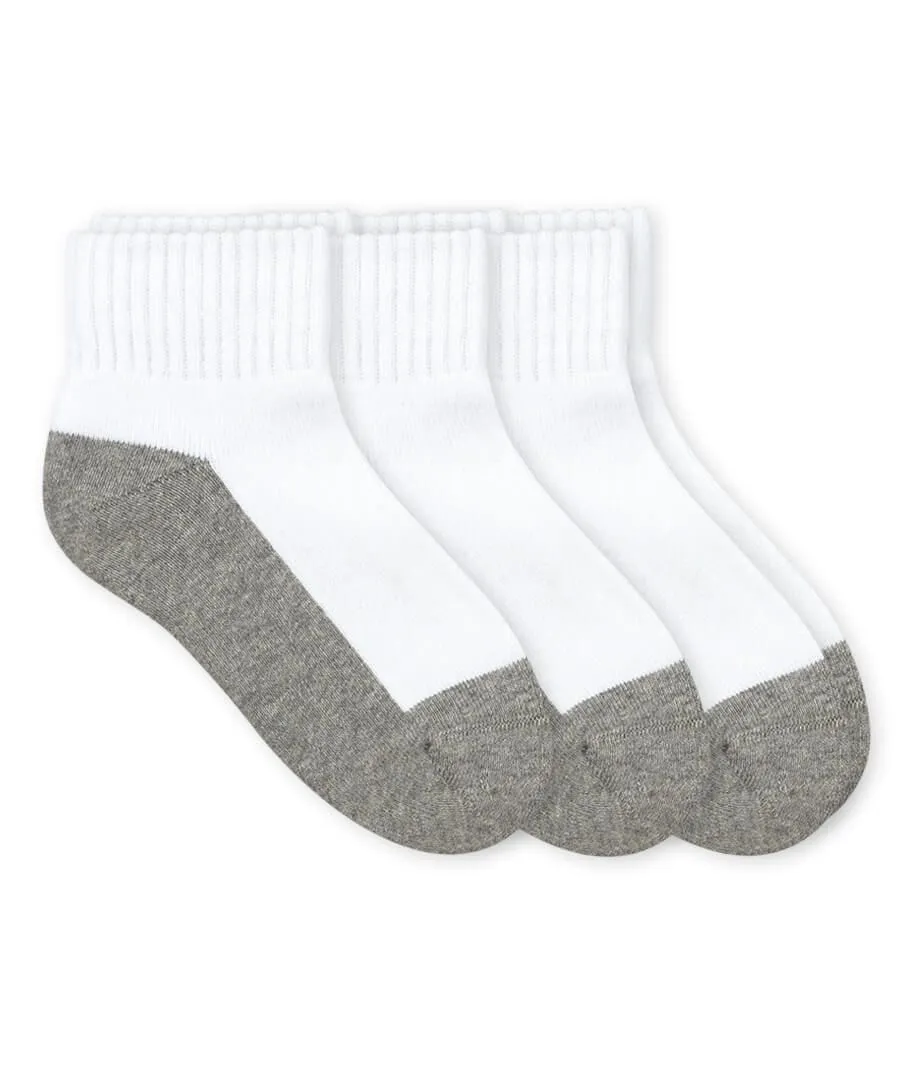 Jefferies Socks - Smooth Toe Sport Quarter Socks 3 Pair Pack