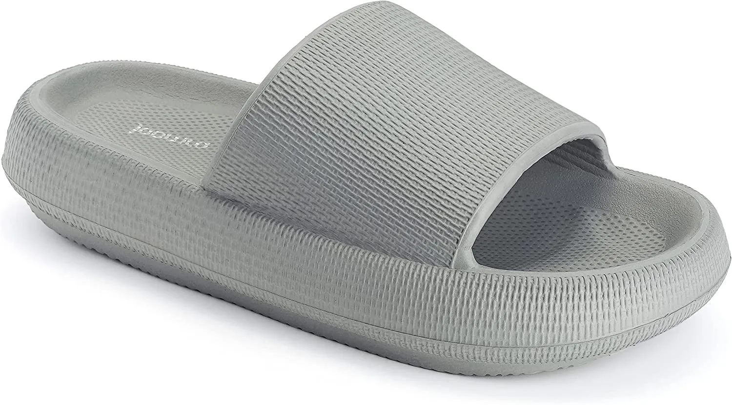 Joomra Pillow Slippers for Women and Men Non Slip Quick Drying Shower Slides Bathroom Sandals | Ultra Cushion | Thick Sole