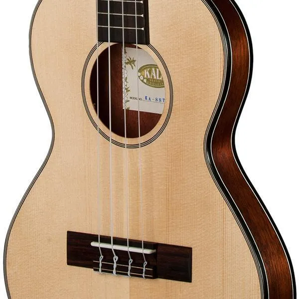 Kala Solid Spruce Travel Tenor Electric Ukulele