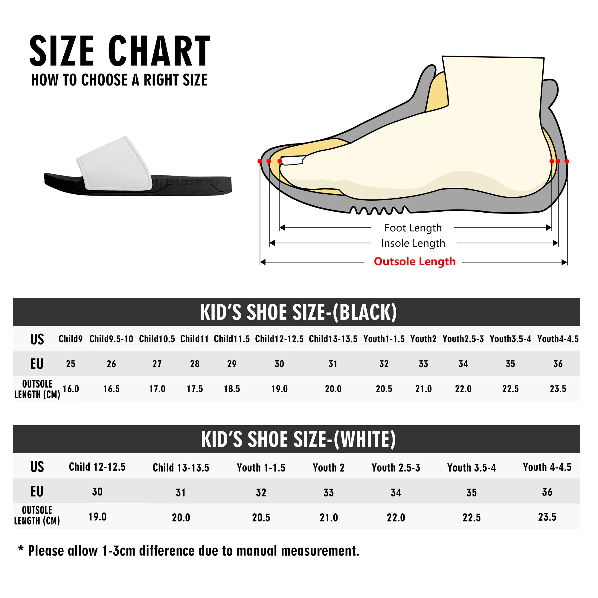 Kids Slide Sandals