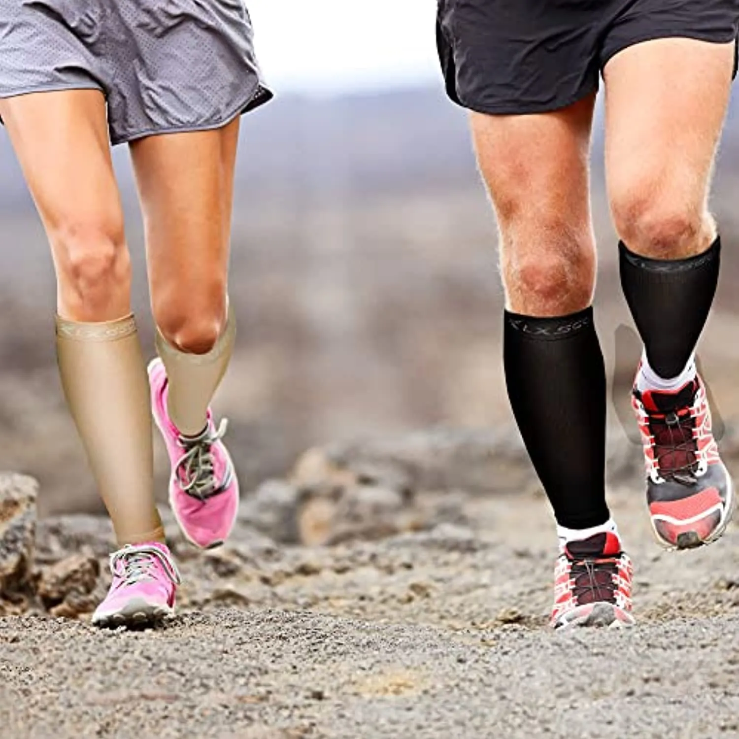 LxsGo Calf Compression Sleeves Women & Men Nurses Runners Leg Compression Socks