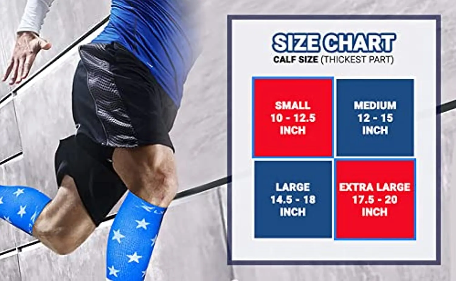LxsGo Calf Compression Sleeves Women & Men Nurses Runners Leg Compression Socks