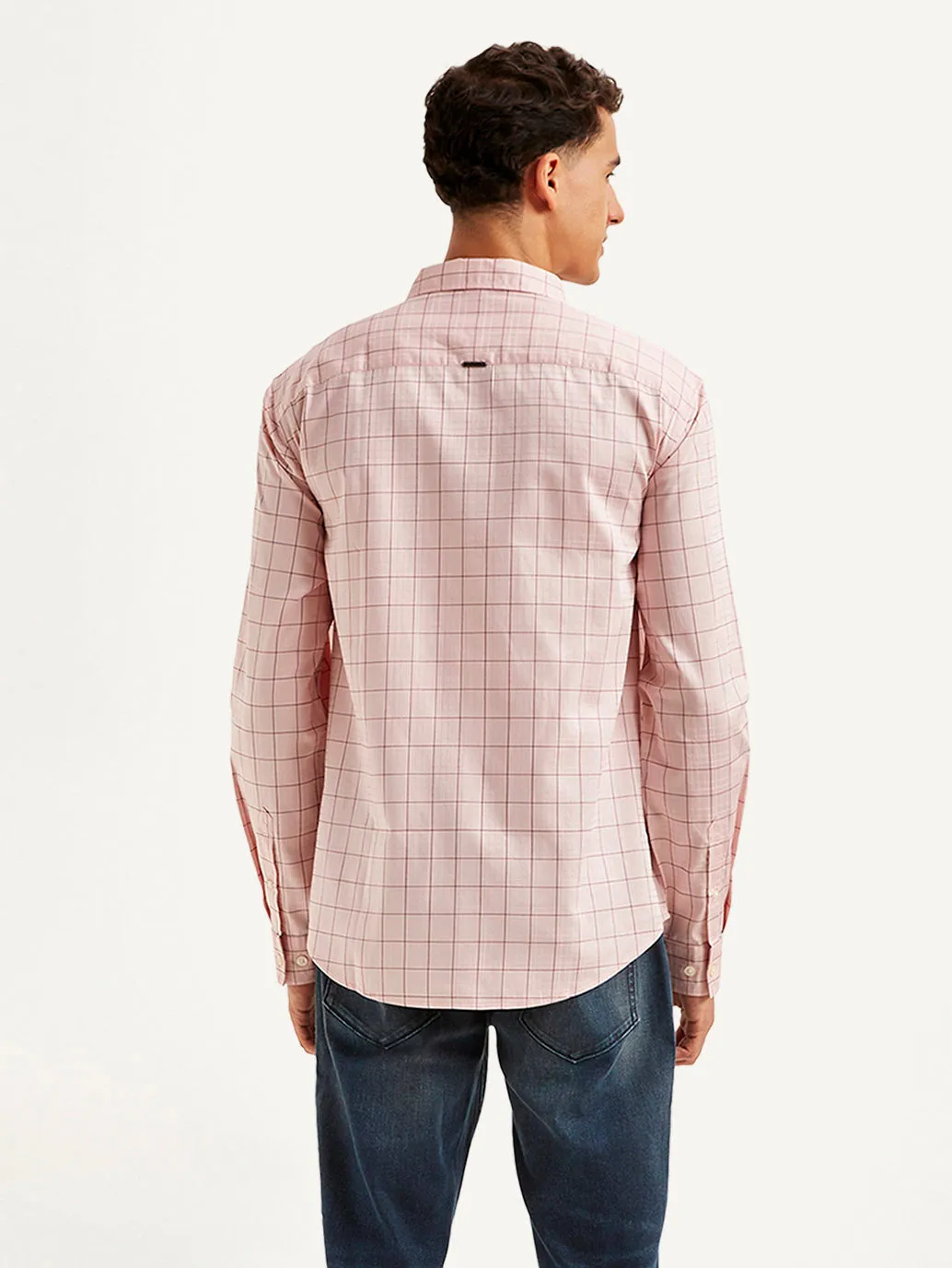 Men's Checkered Slim Fit Shirt
