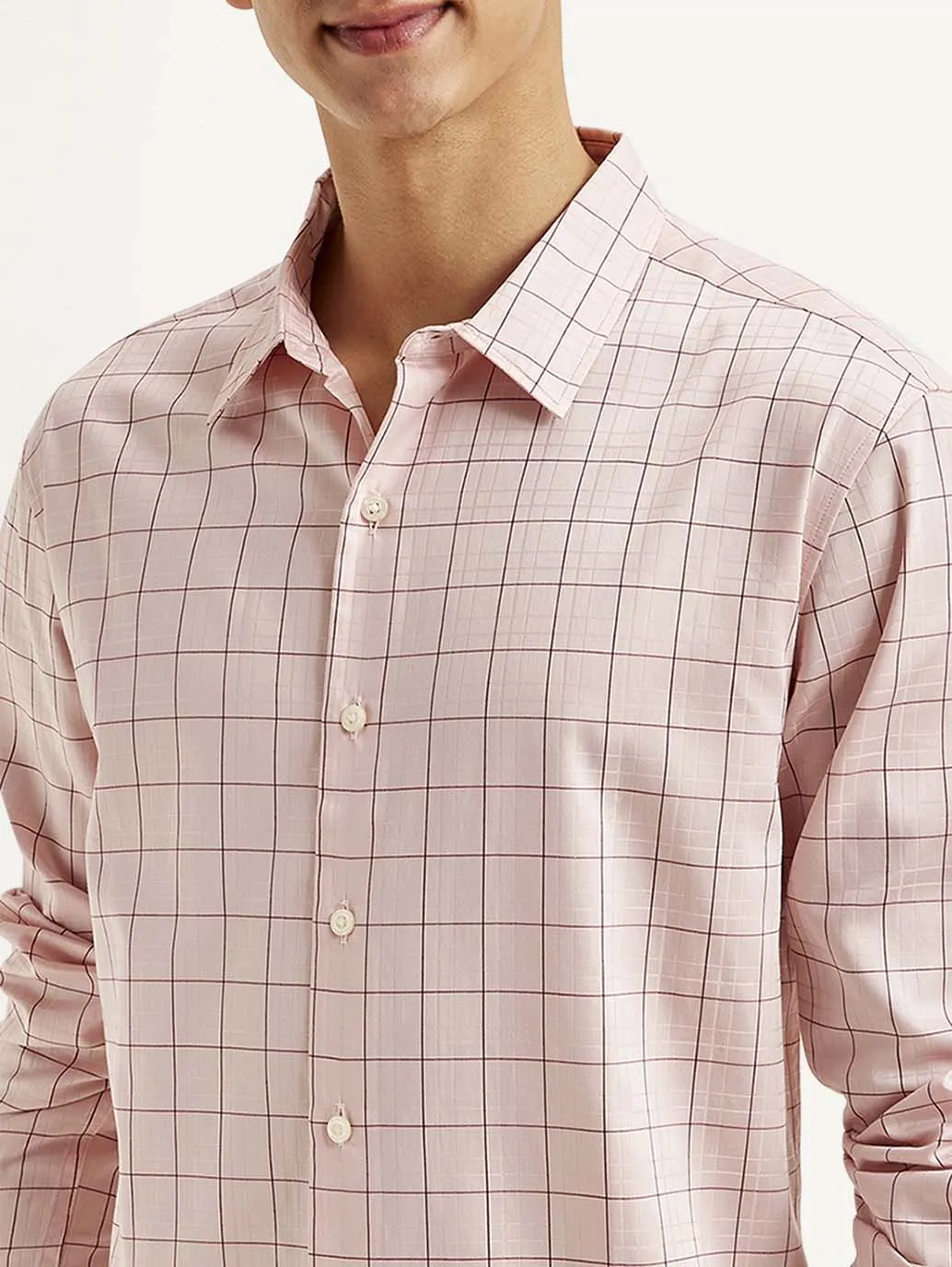 Men's Checkered Slim Fit Shirt