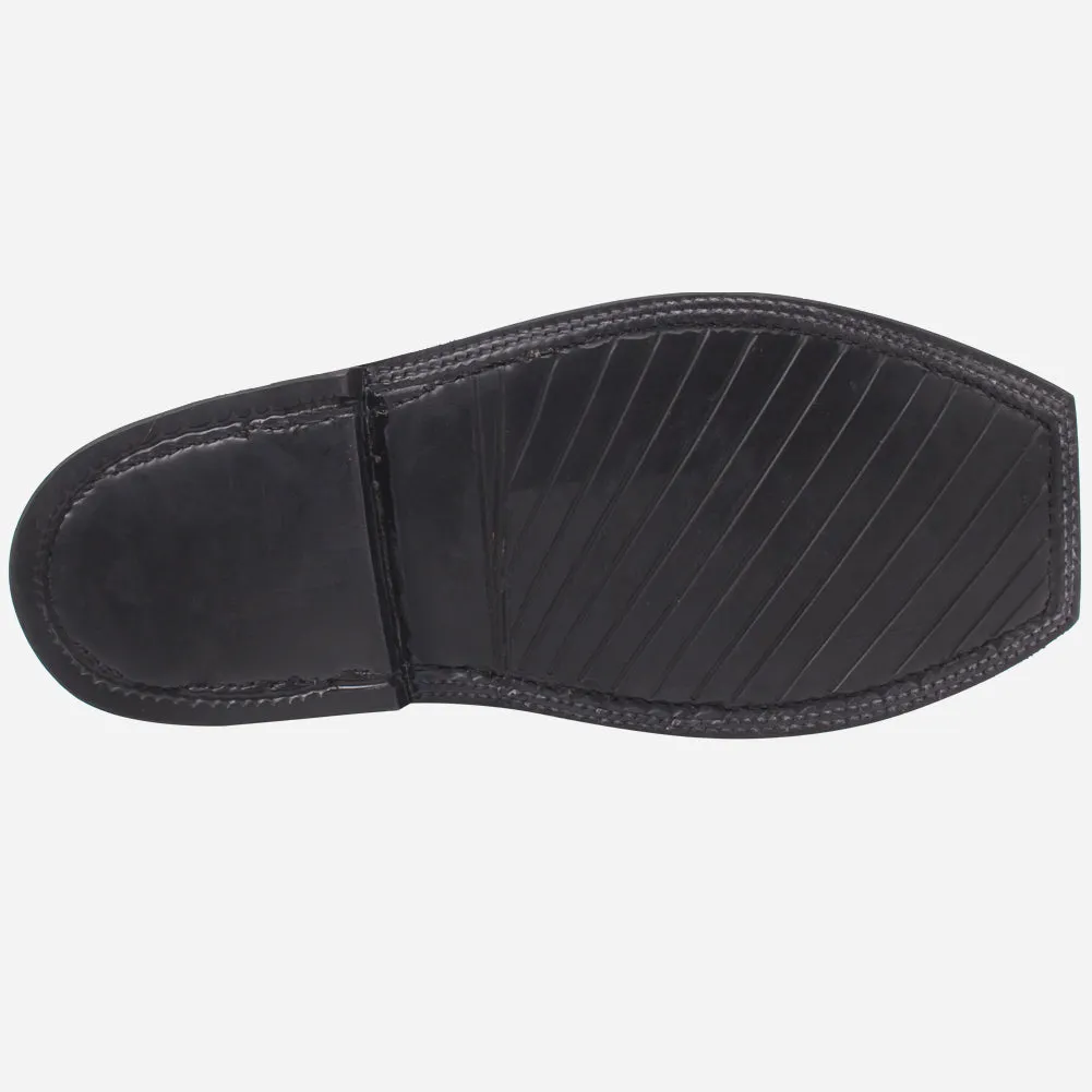 Mens "HADI" Leather Peep-toe Peshawari Sandals
