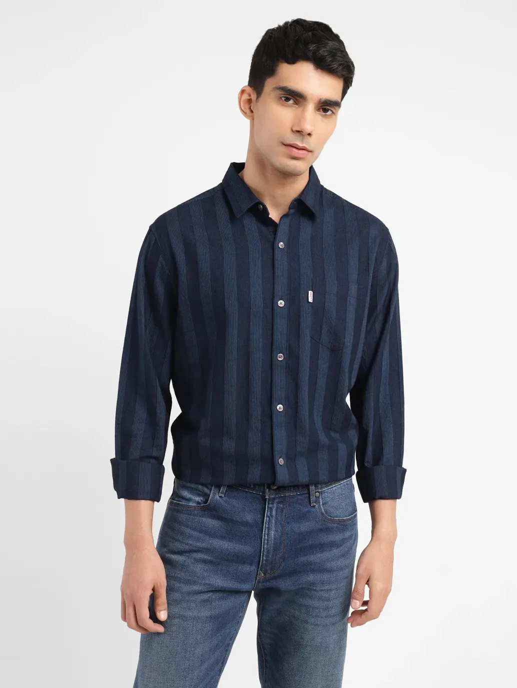 Men's Striped Slim Fit Shirt