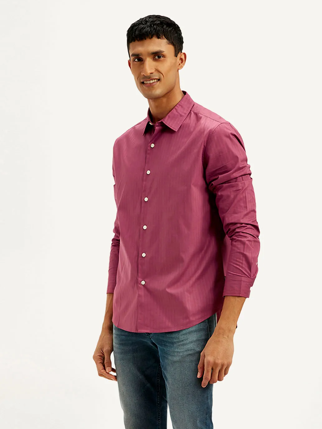 Men's Striped Slim Fit Shirt