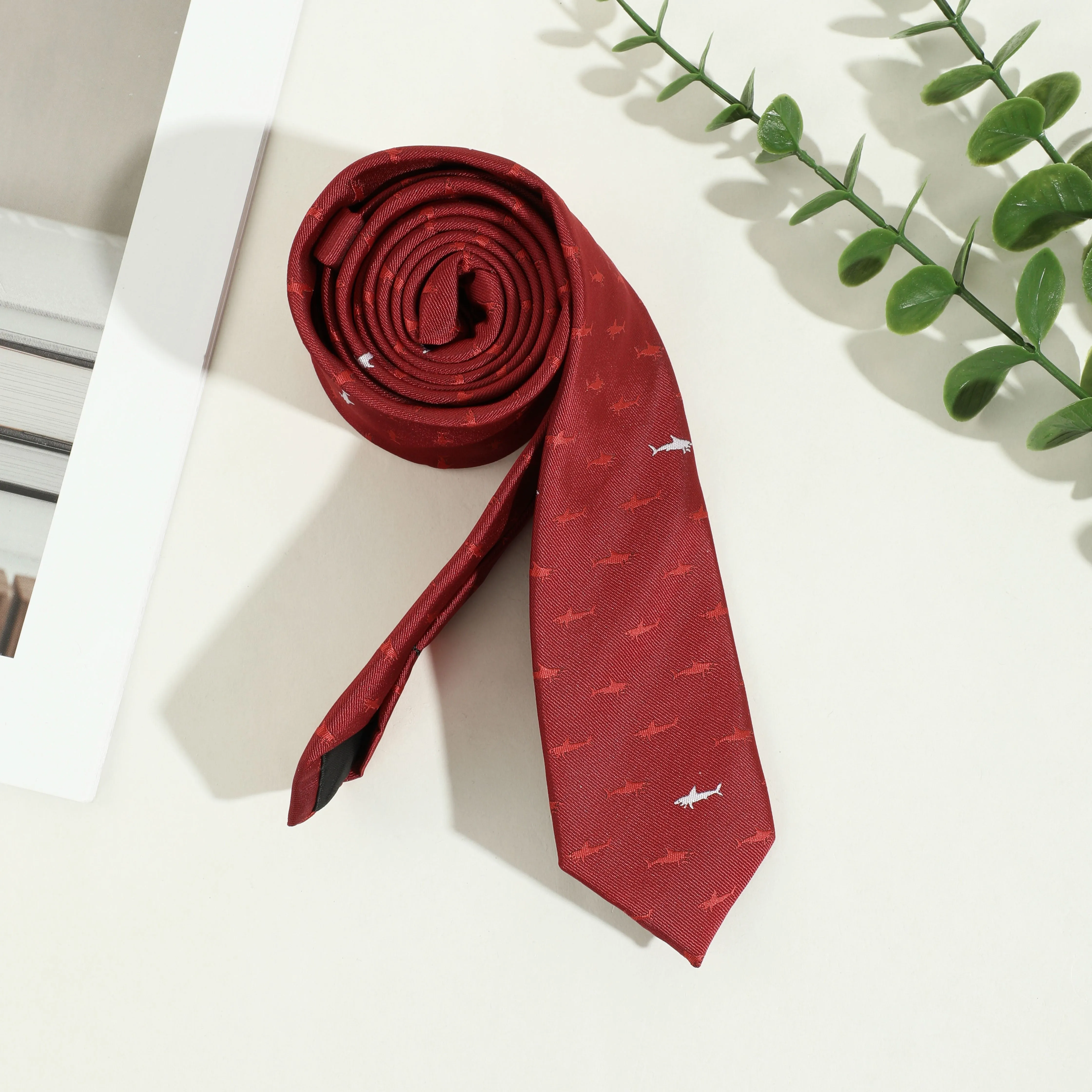 Men's Tie: Shark Pattern
