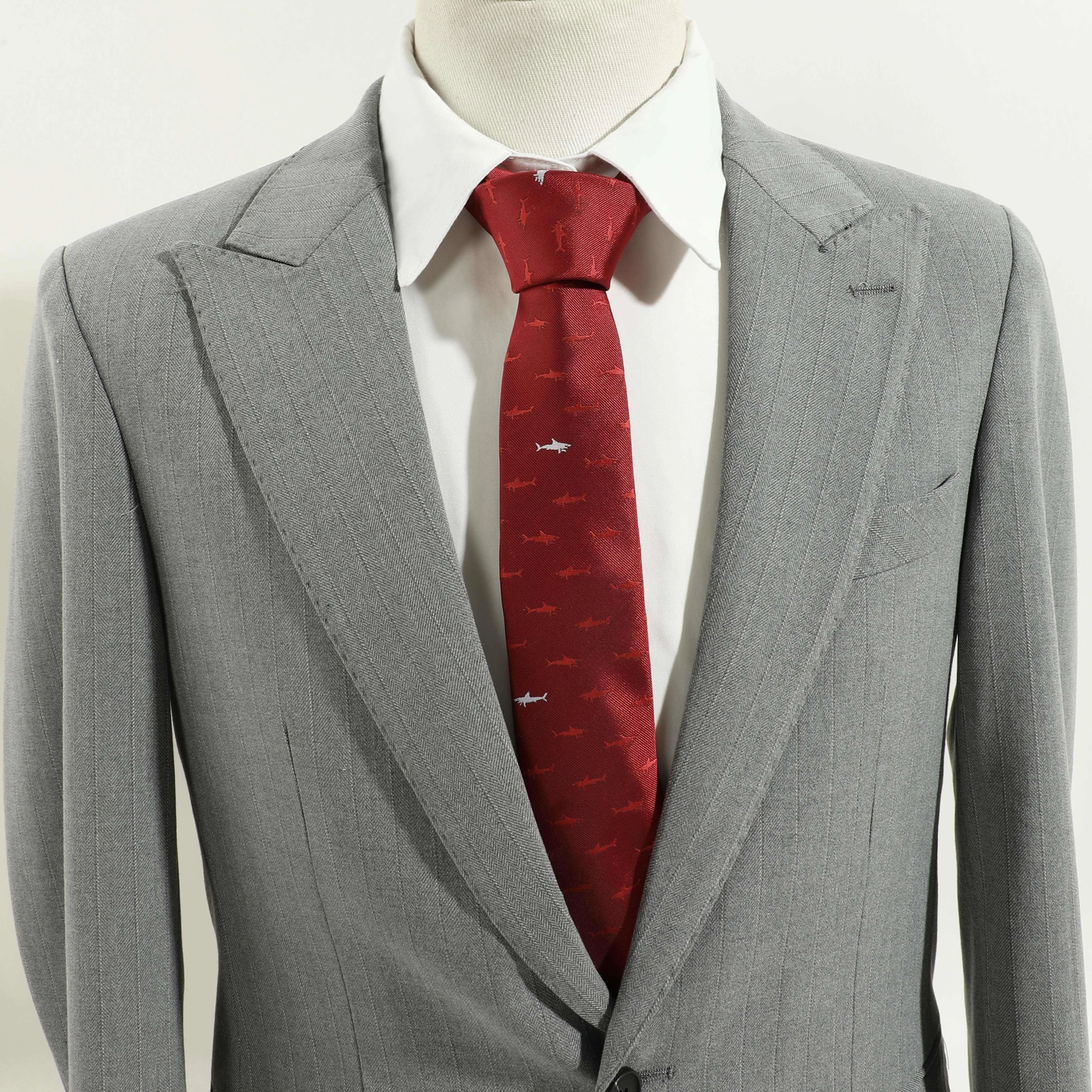 Men's Tie: Shark Pattern