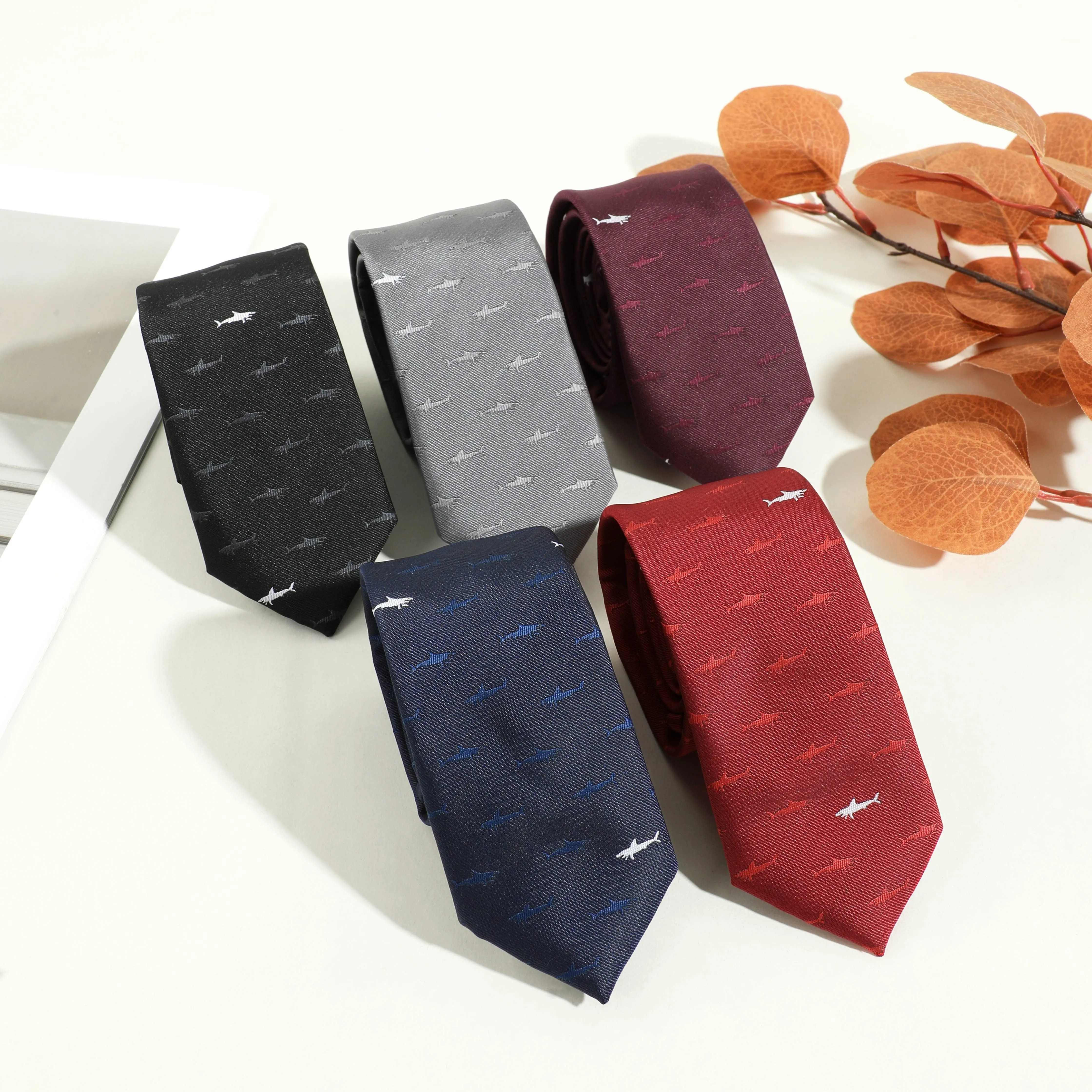 Men's Tie: Shark Pattern
