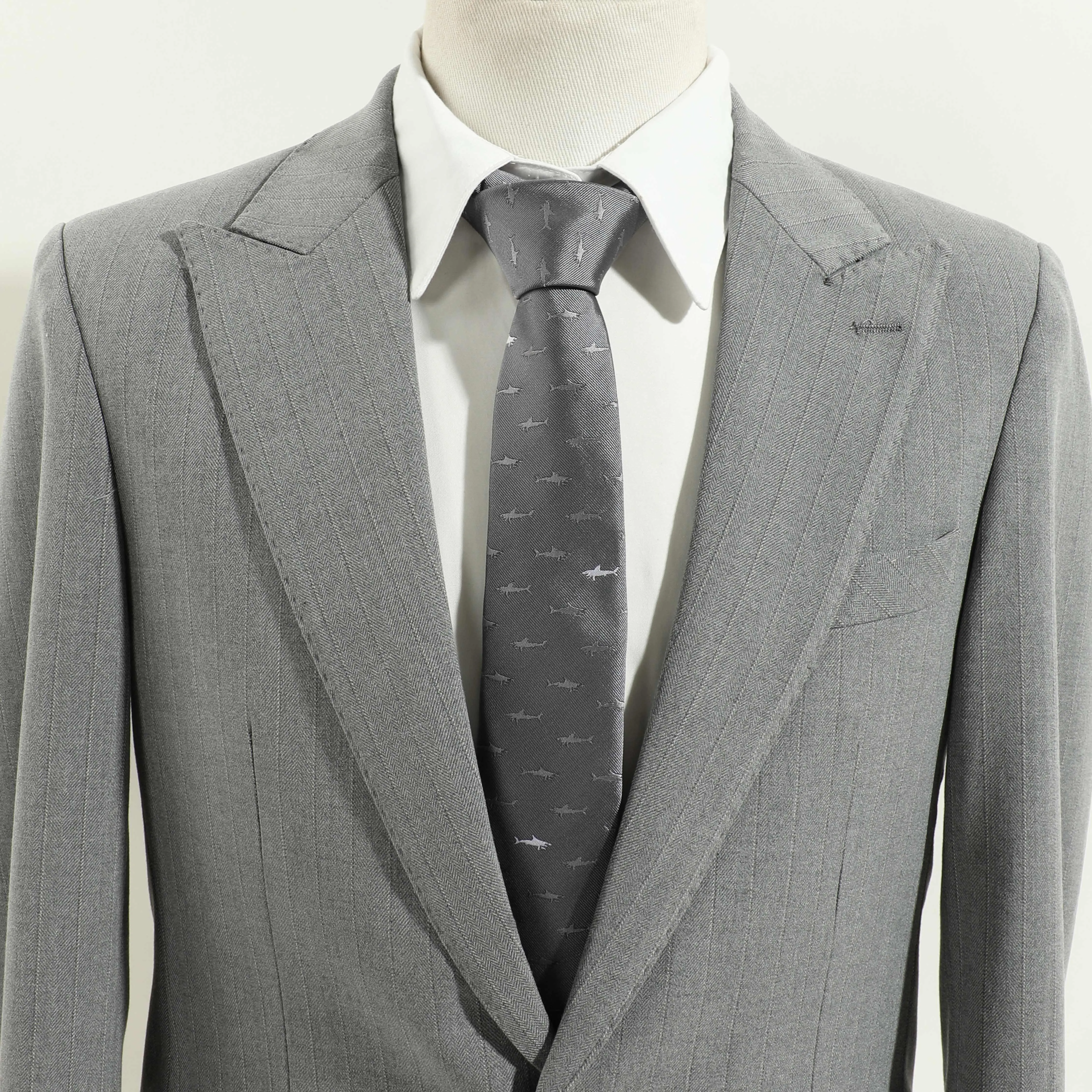 Men's Tie: Shark Pattern