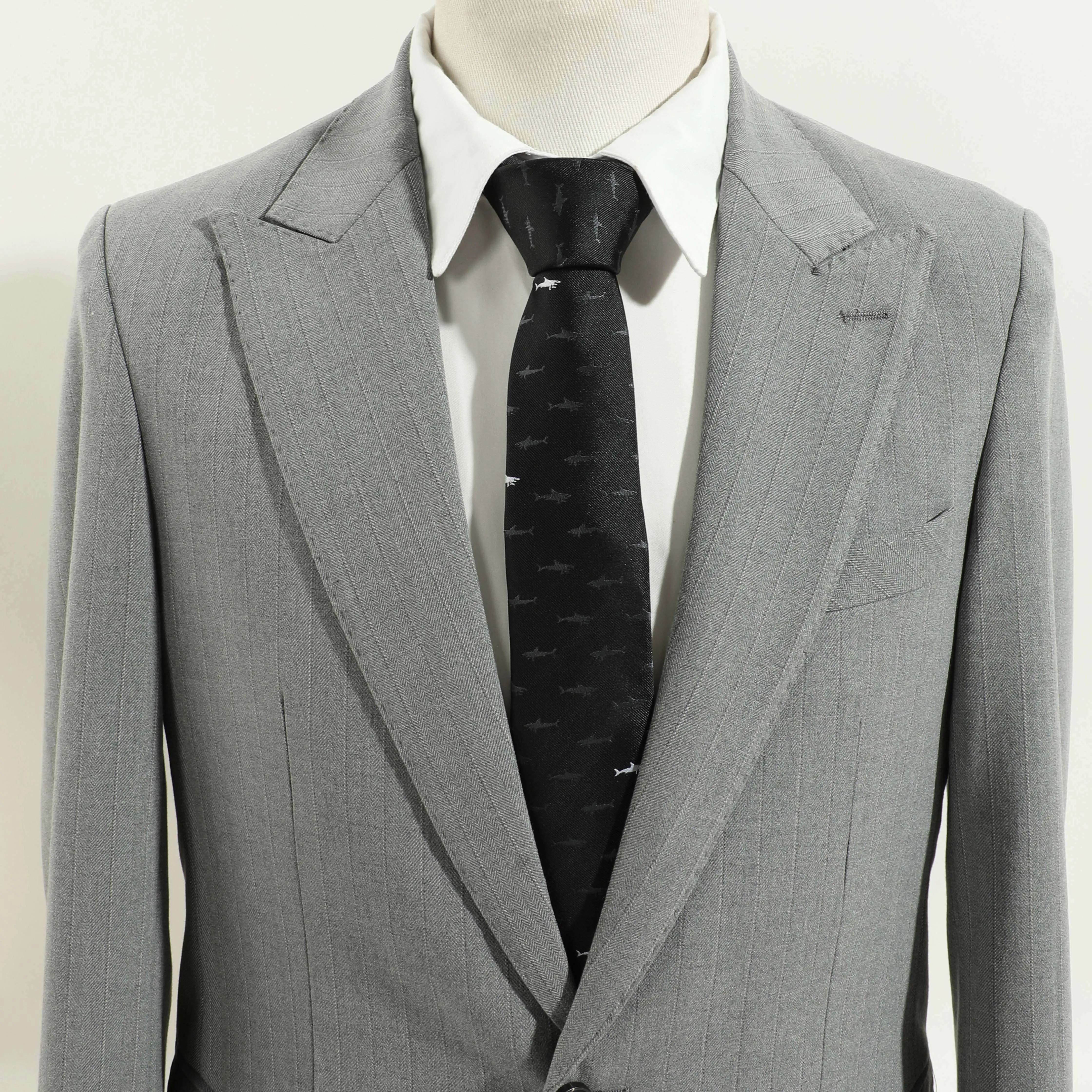 Men's Tie: Shark Pattern