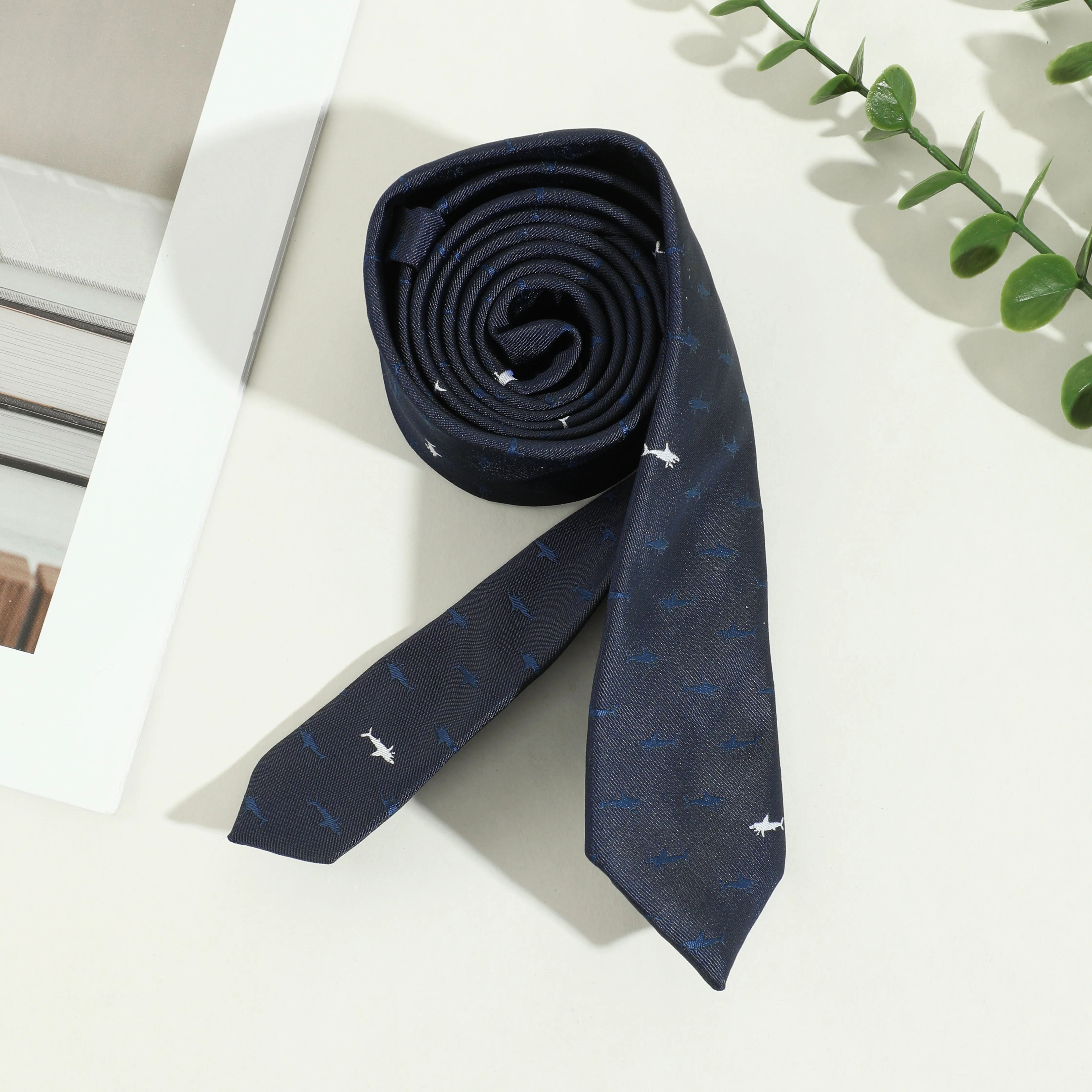 Men's Tie: Shark Pattern