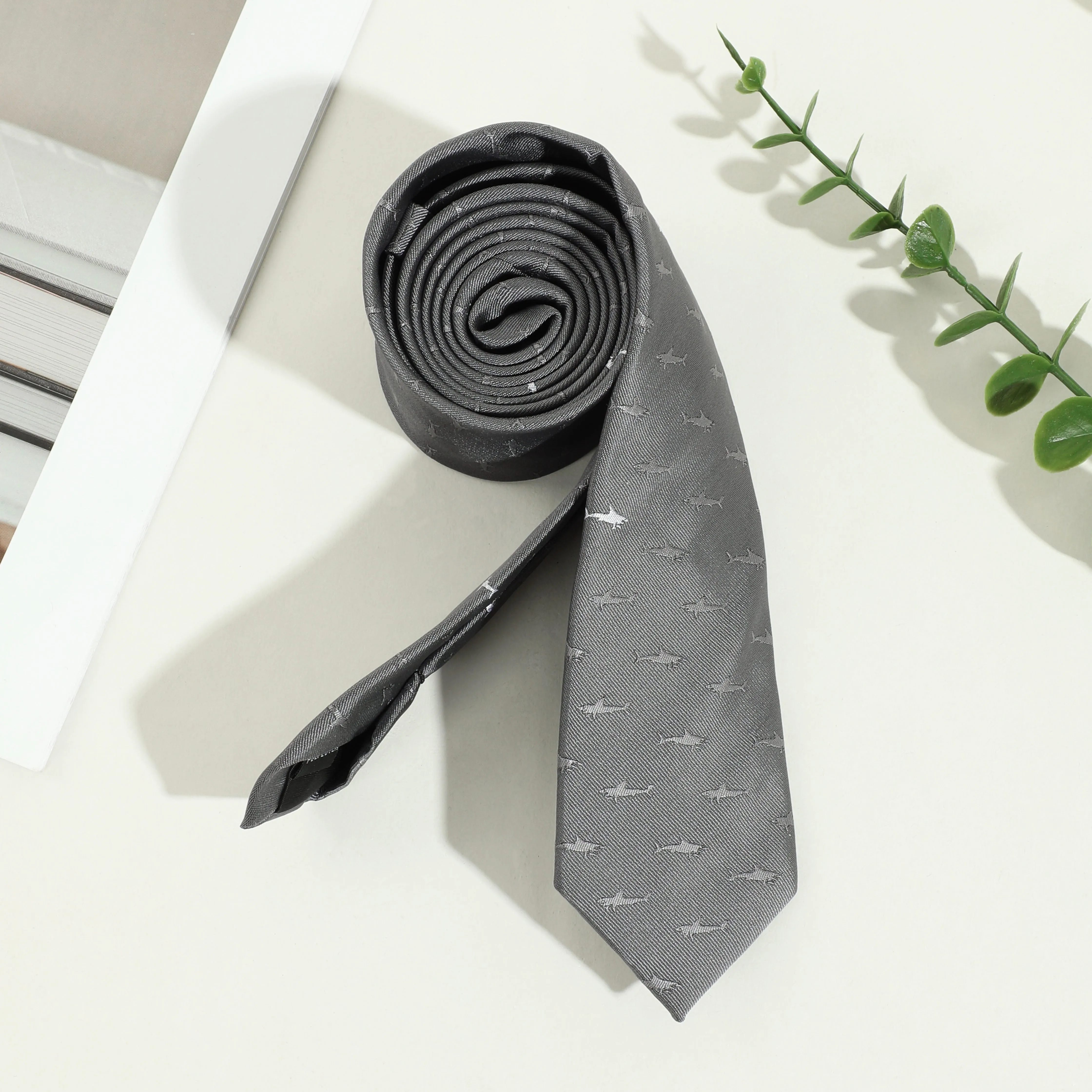Men's Tie: Shark Pattern