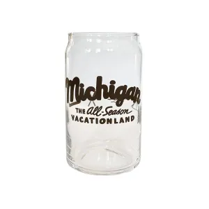 Michigan Canned Pint Glass