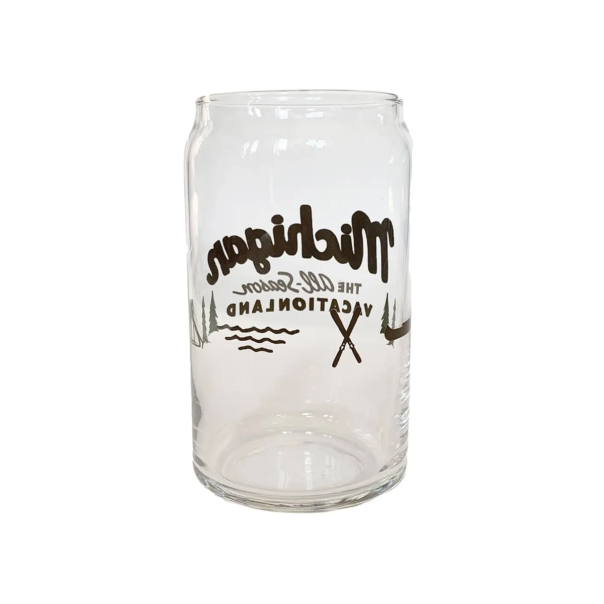 Michigan Canned Pint Glass